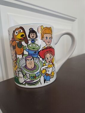 Disney Pixar Toy Story 4 Character Mug -  NWT White with Multicolor Cartoon